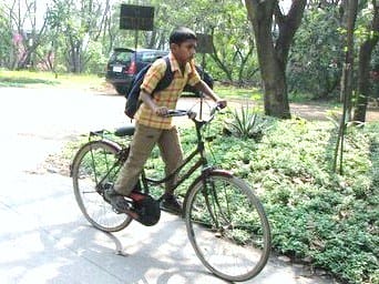 cycling to school
