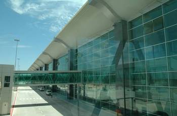 Airside view of the BIAL's terminal building.