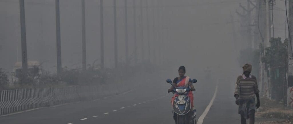 thing smog on ECR road chennai