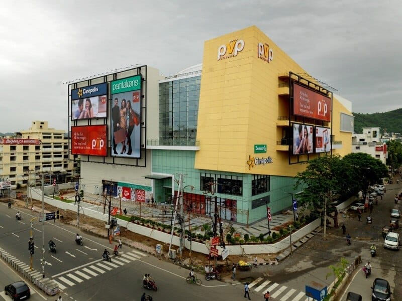 A shopping mall https://en.wikipedia.org/wiki/List_of_shopping_malls_in_India#/media/File:Exterior_View_of_Mall.jpg