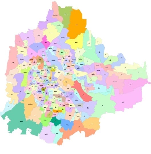 Pincode Map Of Bangalore Which Parliament Constituency Does Your Ward Fall In? - Citizen Matters,  Bengaluru