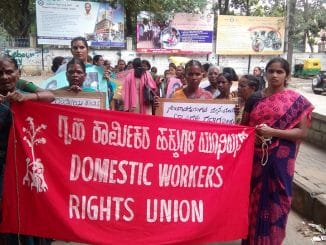 Domestic workers rights union banner