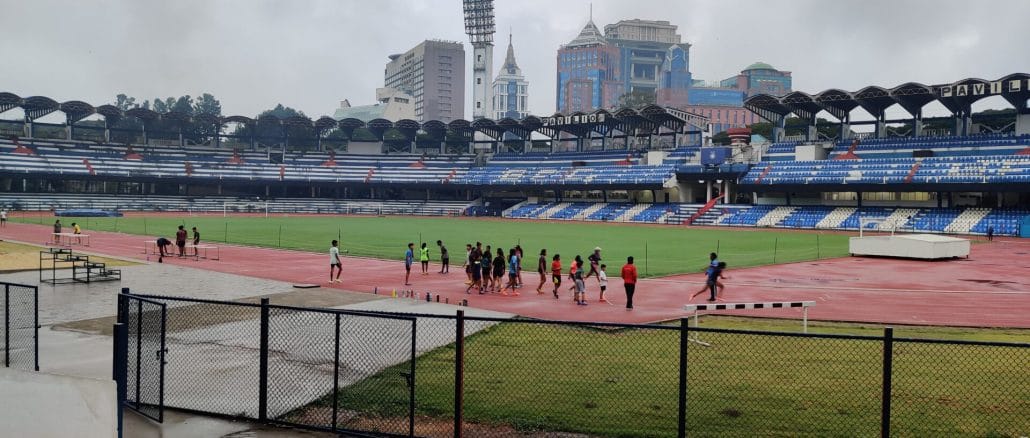 Young athletes train at Kanteerava Stadium