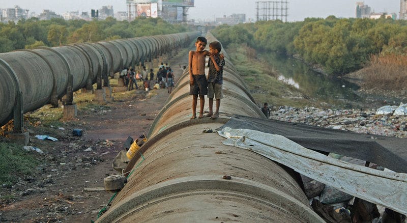 mumbai's water supply pipeline