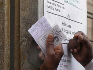 Voter ID card and slip for voting in elections