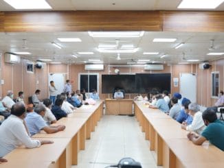 Delhi CM Arvind Kejriwal chairs a meeting