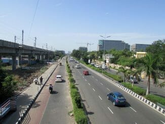 The six-lane IT Corridor on Old Mahabalipuram Road