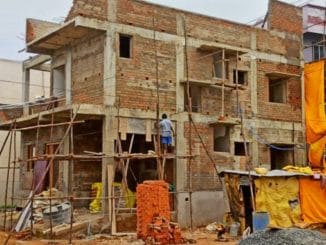 The purpose of this image was to show a building under construction in Chennai since the story is about construction waste and issues regarding that,