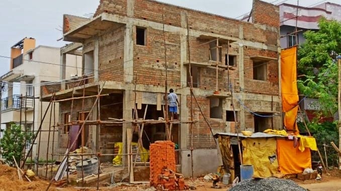 The purpose of this image was to show a building under construction in Chennai since the story is about construction waste and issues regarding that,