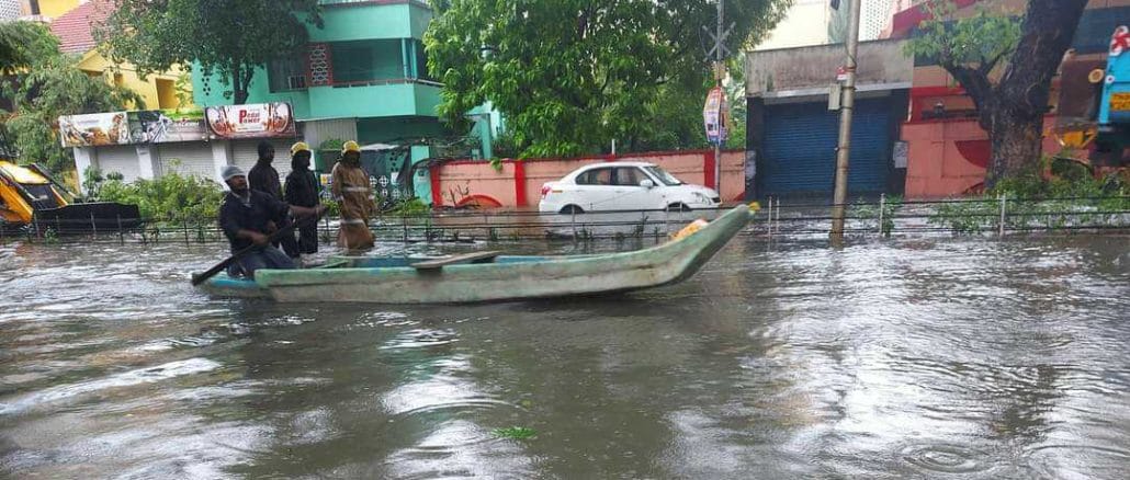 Jawahar Nagar: Boat rescue during chennai rains