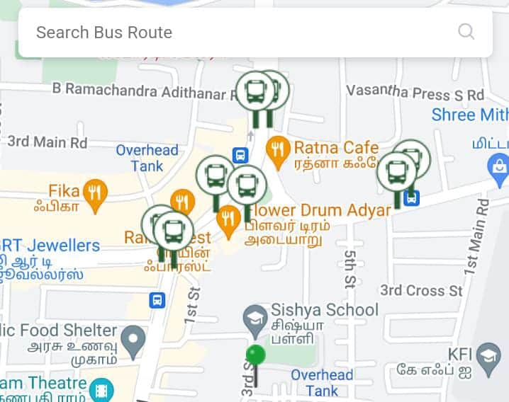 Chennai Bus App screenshot